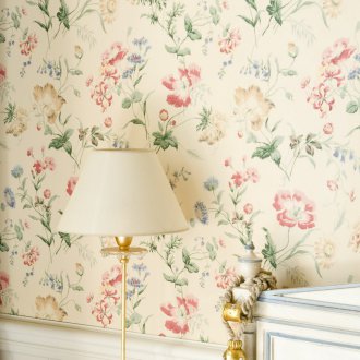 Provence tarzında fiberglas duvar kağıdı