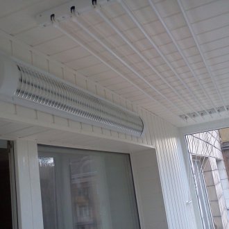 Balkonda PVC tavan