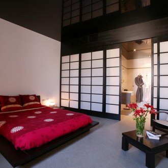 Mobili per camera da letto in stile giapponese