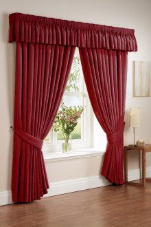 Burgundy Curtains