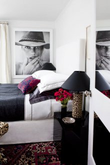 Wall in the bedroom