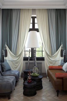 Art Nouveau Çift Perde