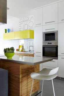 Kruşçev modern bir tarzda mutfak