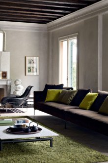 Kahverengi Loft Kanepe