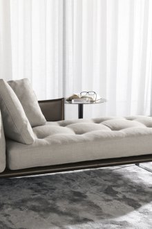 Schlafsofa aus Leder