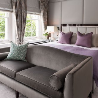 Direct sofa for a bedroom