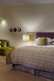Corner sofa for a bedroom