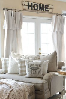 Curtains for gardening from flax