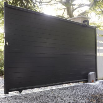 Profiled sheet shutter gates