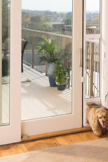 PVC balcony door