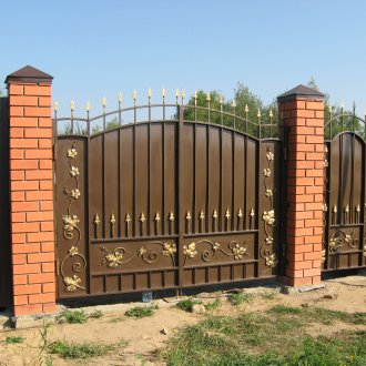 Portes profilées artificielles forgées