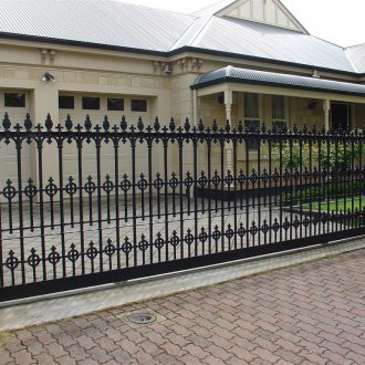 Cast Iron Cantilever Gate