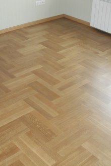 Espinha de peixe em parquet