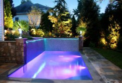 Backlit pool