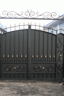 Postes de metal para puertas