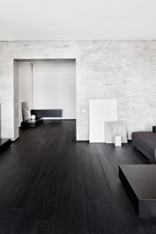 Stratifié noir minimaliste