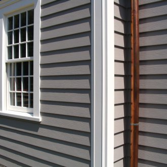 Ship siding with texture