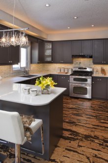 Mantar laminat modern bir tarzda