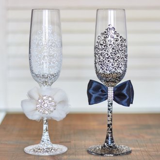 Gelin ve Damat Düğün gözlük