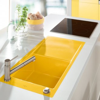 Rahat sarı lavabo