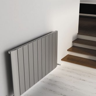 Aluminum radiator in the house