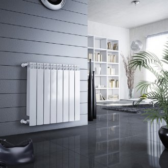 Aluminum heatsink with thermostat