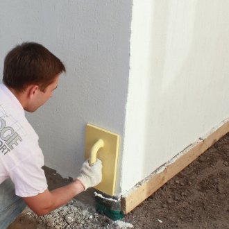 Leveling with latex putty