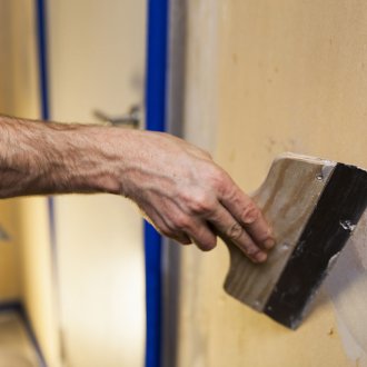 Jointing with latex putty