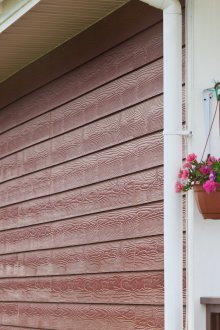 Wood fiber cement siding