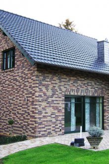 Rivestimento in mattoni con isolamento