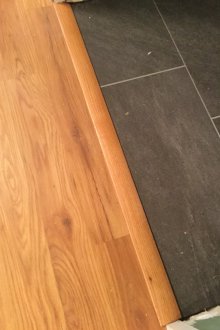Stoßfugenschwelle für Laminat
