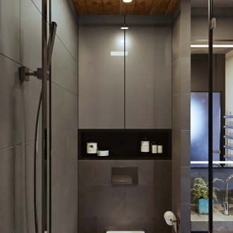 Plumbing hatch gray