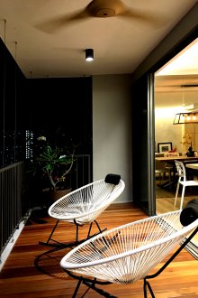 Laminate on the loggia