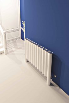 Floor radiator tubular