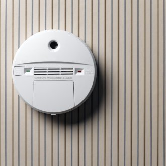 Wall mounted fire alarm