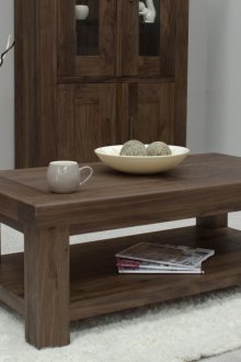Mesa de centro de nogueira