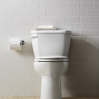 Toilet bowl compact with side liner