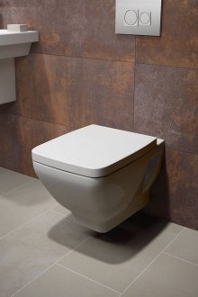 Toilet bowl compact with vertical release
