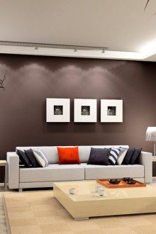 Feng shui tarafından oturma odasında boyama