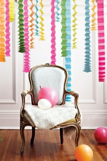 Paper garlands for the home