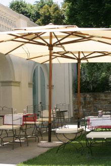 Garden umbrella wooden