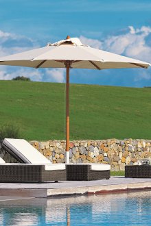 Garden umbrella beach