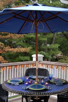 Garden Umbrella Blue