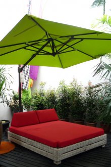 Garden umbrella green