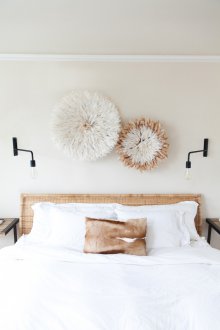 Painel acima da cama