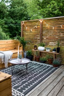 Terrazza in stile eco