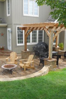 Terrazza con pergola