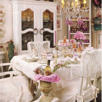 Provence tarzı romantik dekor