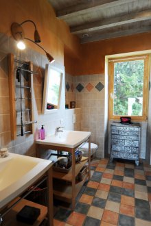 Provenza di piastrelle in bagno