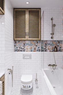 Piastrella per bagno in stile provenzale